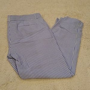 J. Crew Seersucker City Fit Pants